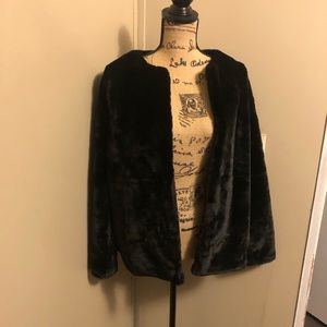 Black fur Jacket